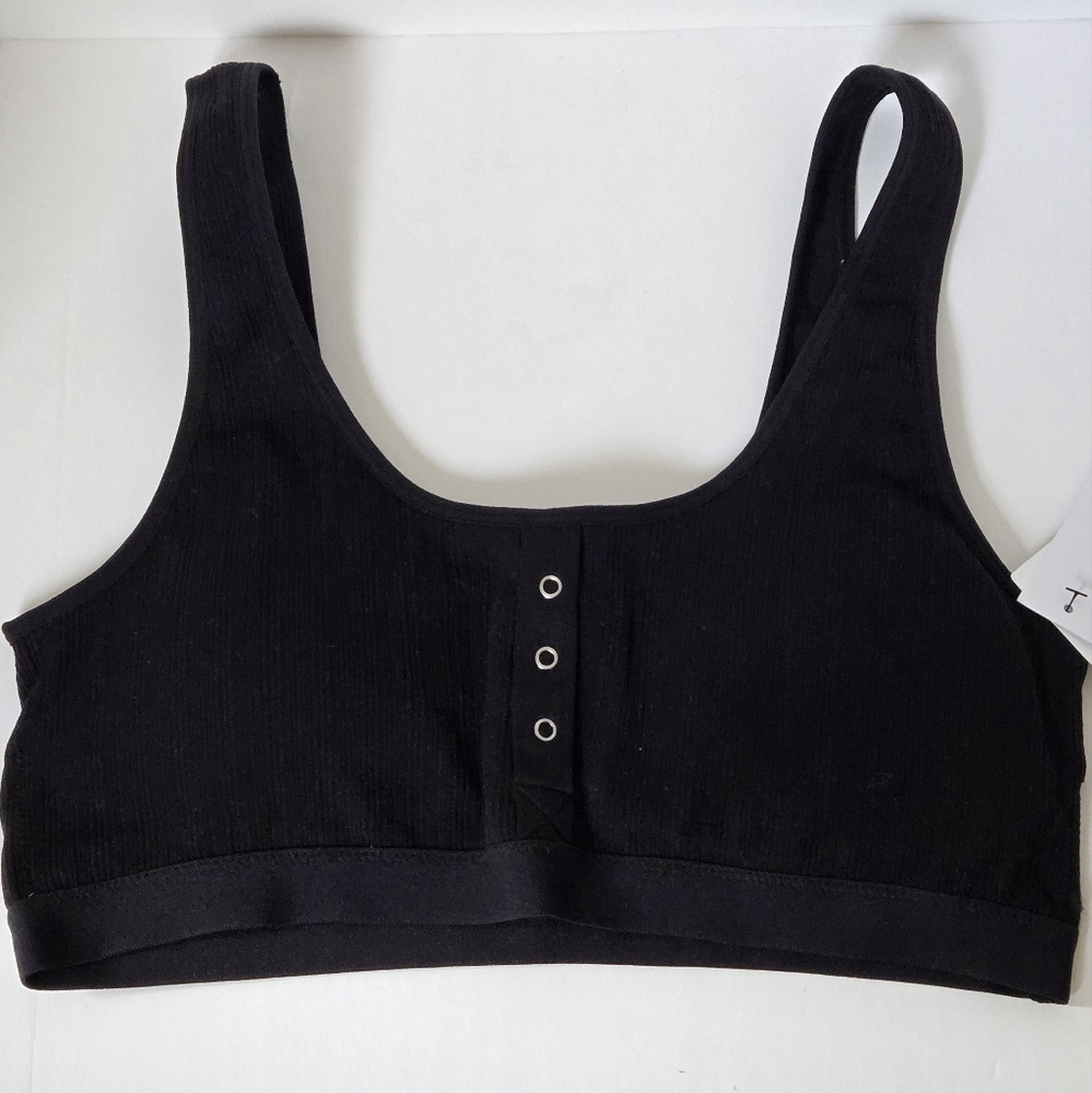 BP/Black Ribbed Women's Bralette